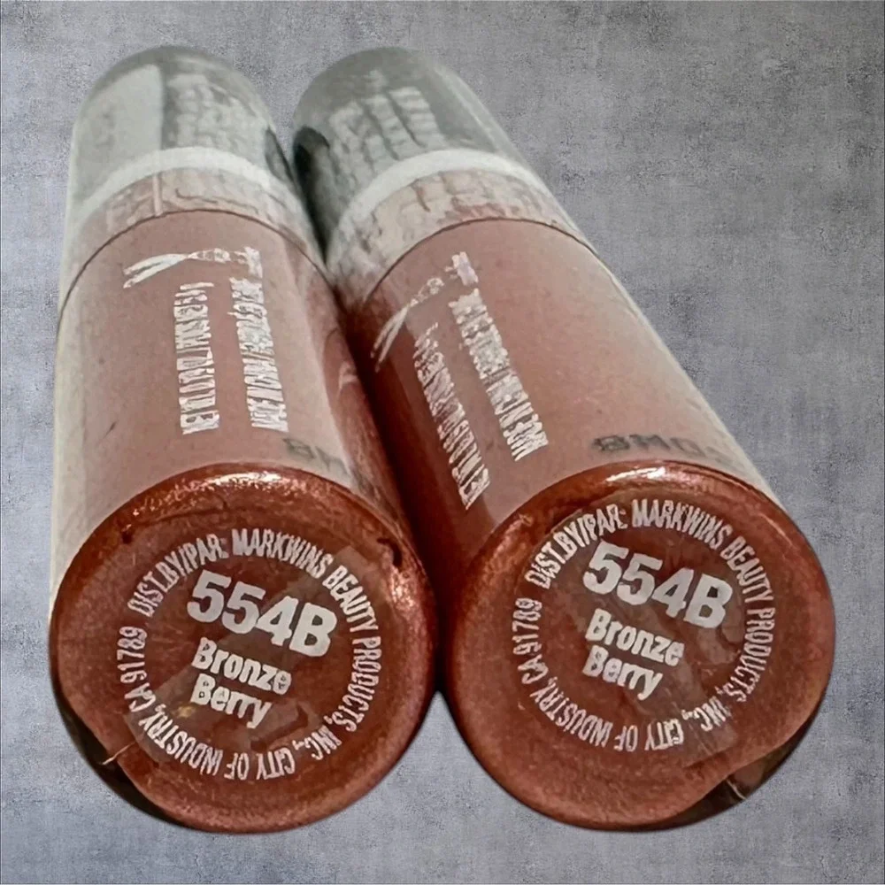Wet n Wild Lip Gloss Womens 0.19oz 554B Bronze Berry NEW 2pk‎ MegaSlicks Shimmer